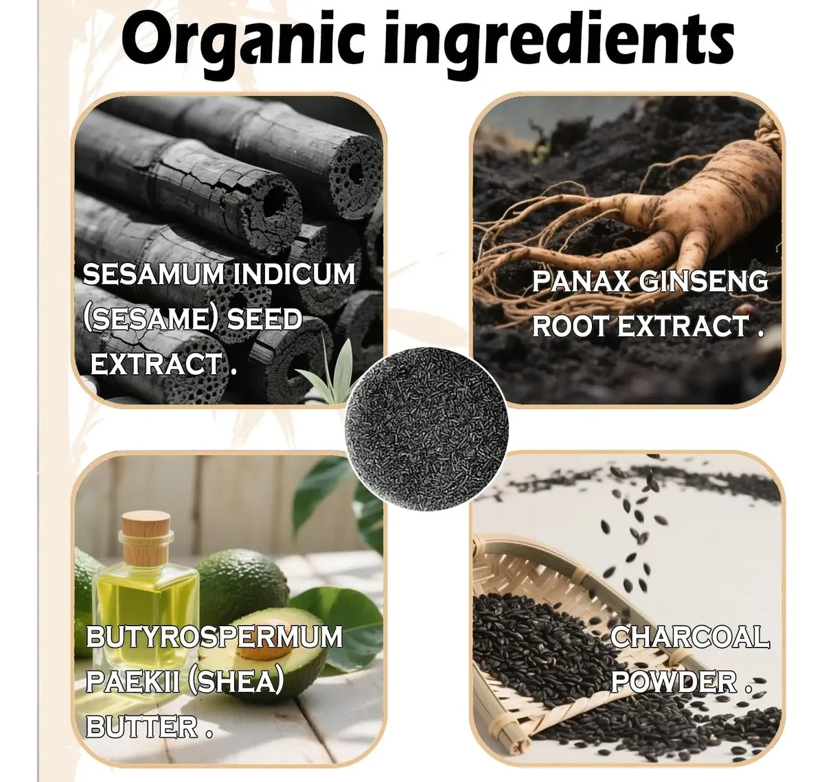 Barra de Shampoo Negro Anti Canas – Black Soap Bar Shampoo