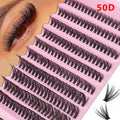 Pestañas Postizas Cluster 200 Piezas – Efecto Natural Wispy 9-16mm