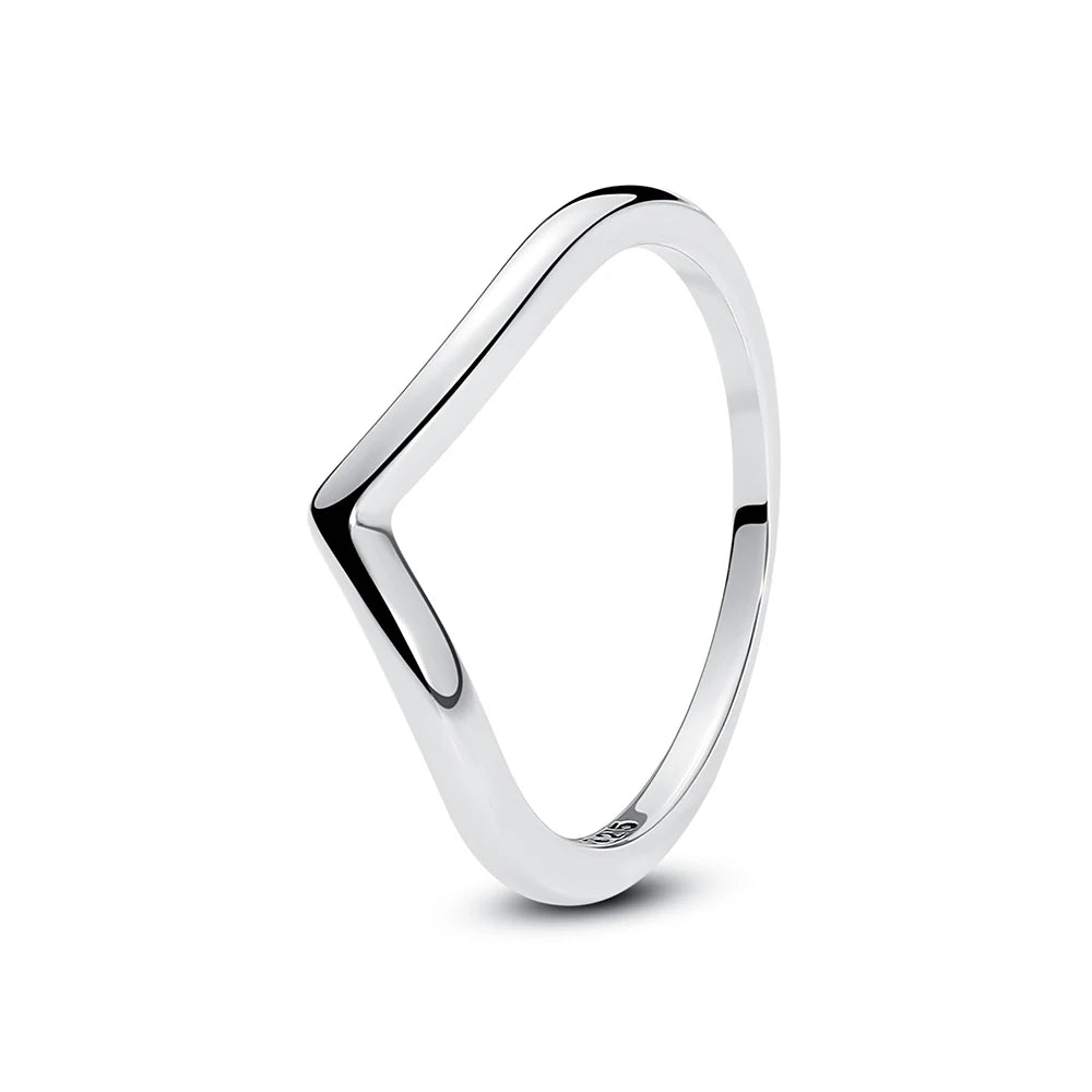 Anillo de Plata 925 con Cristal – Diseño Corona Corazón Oro Rosa